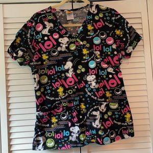Snoopy Scrub Top